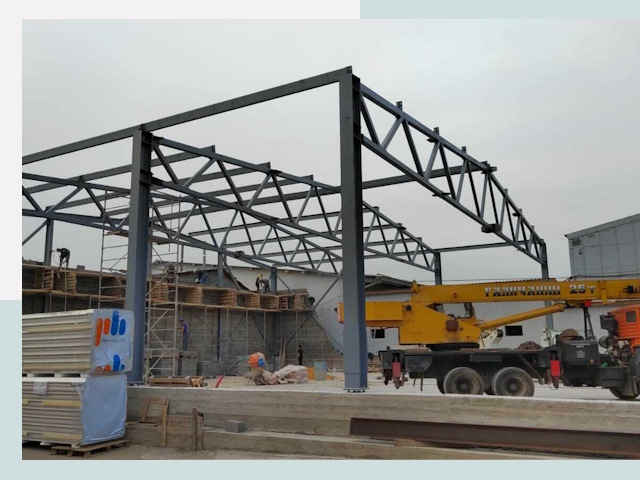 Строительство цехов в Хабаровске