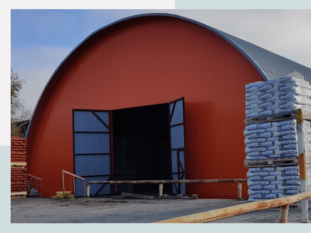 Полукруглые ангары по цене от 617 руб. в Хабаровск