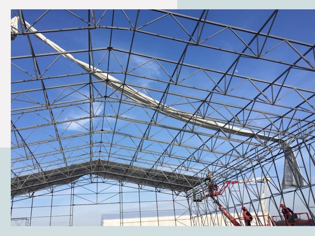 Шатровые ангары от 617 руб. в Хабаровске и Хабаровском крае