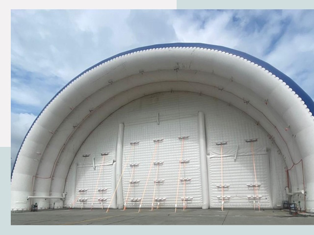 Пневмокаркасные ангары от СтальСтрой-Хбр по цене от 617 руб.