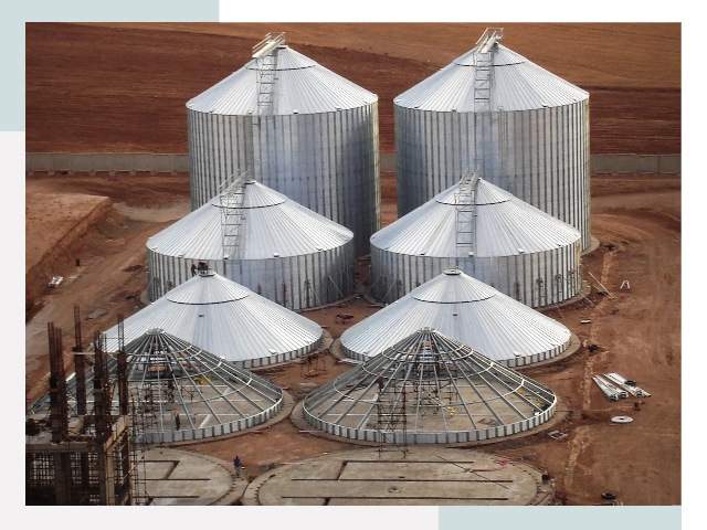 Строительство зерновых силосов в Хабаровске