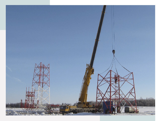 Монтаж вышек связи в Хабаровске