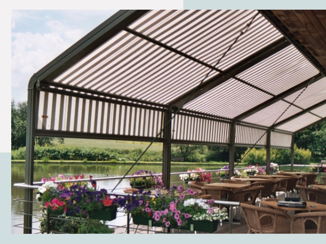 Элегантные навесы для кафе от 617 руб в Хабаровск