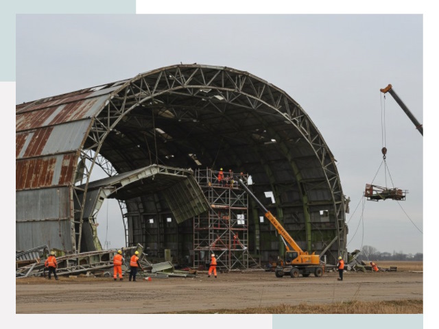 Демонтаж ангаров в Хабаровске