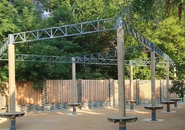 Терраса из металлоконструкций под ключ, проектирование, изготовление и монтаж от СтальСтрой-Хбр